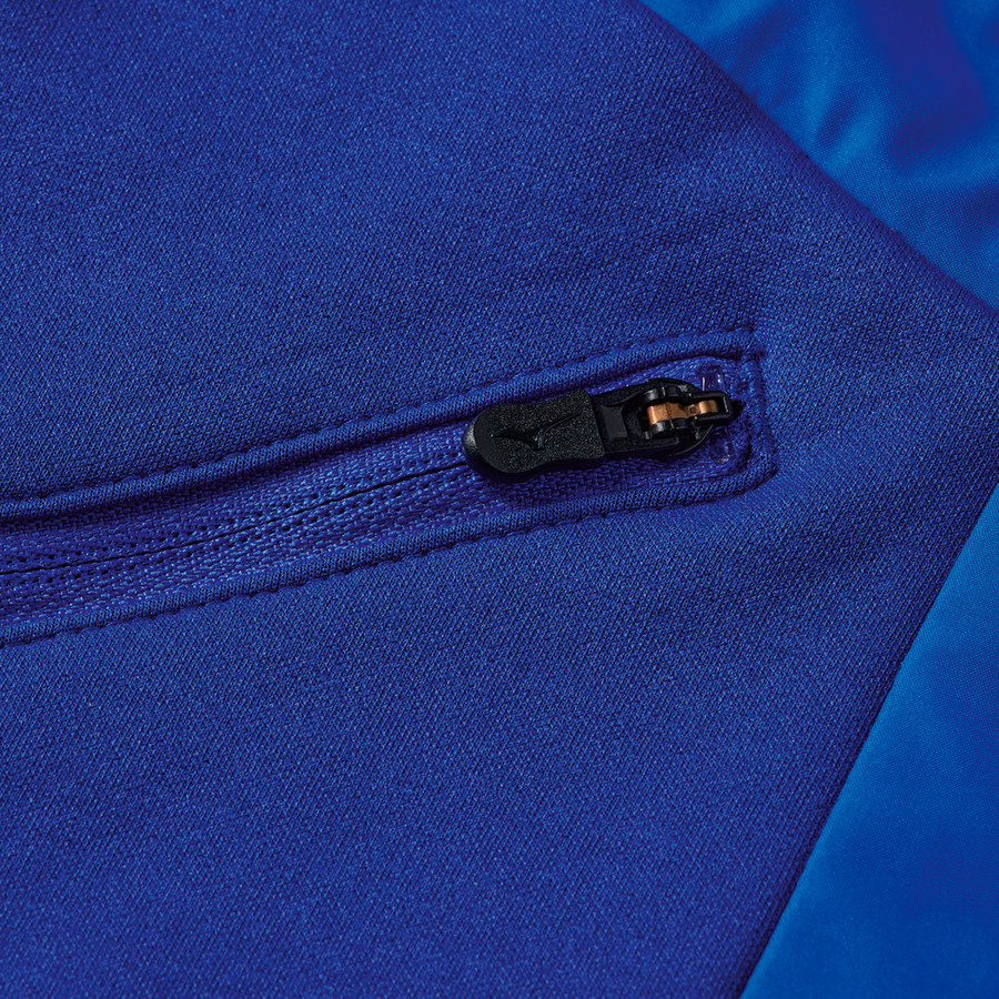 Mizuno Active Warmalite Hybrid Full Zip Hooded Long Sleeve Top  Princess Blue